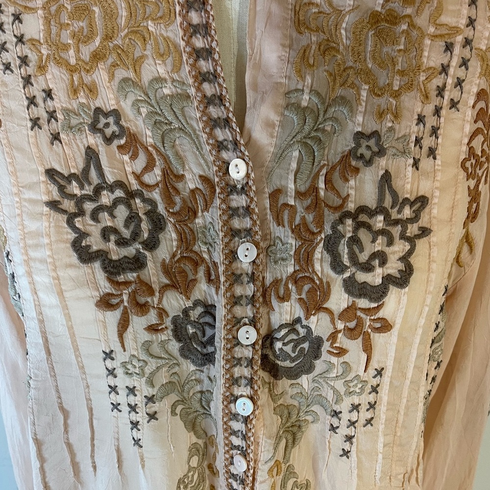 Johnny Was Embroidered Tunic - Picture 2 of 8